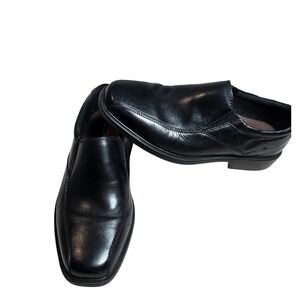 Bostonian Flexlite Black Leather Square Toe Slip On Loafer Men's Sz 10XW